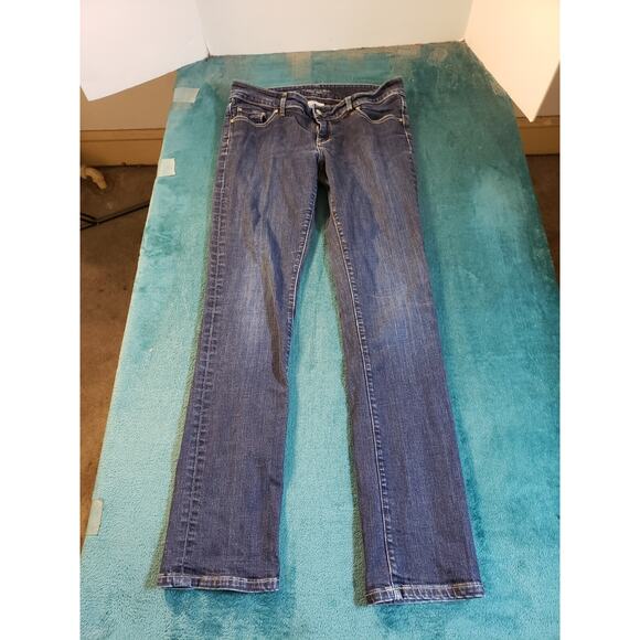 Banana Republic Jeans Sz 10 Womens Blue Stretch Pants Mid Rise Classic Skinny - Picture 2 of 12